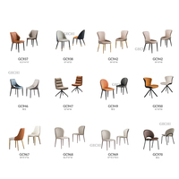 Vente de gros Mobilier de salle à manger de luxe Chaise de salle à manger de restaurant moderne en tissu