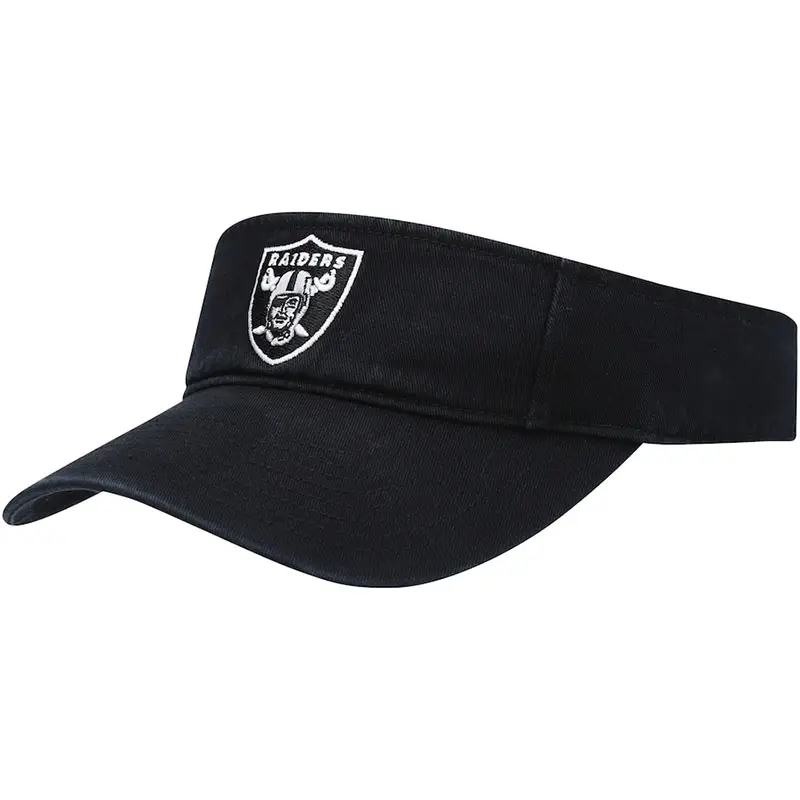 Venta al por mayor Raiders visera sombreros logotipo personalizado Sun Sports ciclismo algodón liso visera superior sombrero vacío
