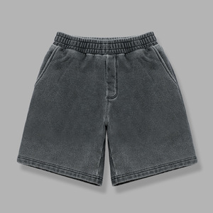 Pantaloncini <span class=keywords><strong>Bermuda</strong></span> da <span class=keywords><strong>Uomo</strong></span> in Cotone Lavato Vintage Personalizzati OEM, a Vita Media, Lunghi fino al Ginocchio, Abbigliamento all'Ingrosso, Pantaloncini Corti Neutri - Product Image 3