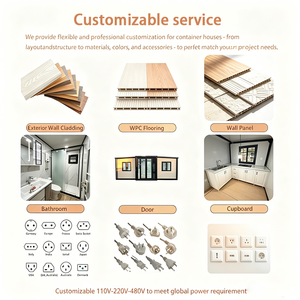 Casa Móvil Expandible de 20 pies, Casa Prefabricada de Lujo <span class=keywords><strong>con</strong></span> Piscina, 1-4 Dormitorios, Color Personalizable, Portátil y Modular - Product Image 5