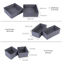 Boîte de rangement pliable en tissu pour sous-vêtements de bébé, organiseur de tiroir, armoire, commode, cubes de rangement en tissu, paniers, bacs, séparateurs
