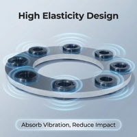 Composants de couplage à diaphragme flexible en acier inoxydable personnalisés, transmission de puissance OEM, couple élevé, durabilité, alésage 10 mm
