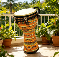 Djembe portable mécanique de 12 pouces pour performance live