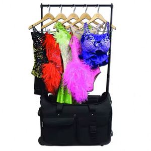 Échantillon gratuit : Valise de 28 pouces avec sac de danse détachable, porte-vêtements à tige télescopique et sac de voyage à roulettes - Product Image 1