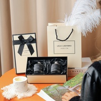 Coffret Cadeau de Deux Diffuseurs à Bâtonnets avec Boîte à Nœud en Ruban et Sac pour Souvenir de Mariage ou Cadeau d'Entreprise Décoration Maison Hôtel
