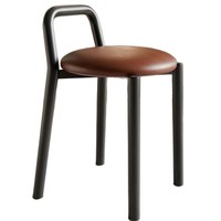 Tabouret rond en métal de luxe nordique, chaise de table à manger moderne et simple, tabouret de maquillage élégant pour la maison