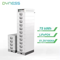 Dyness Stack100 50 Kwh100ah Stack Système de maison de batterie solaire au lithium-ion avec pack de batteries solaires à insertion sans fil BMS