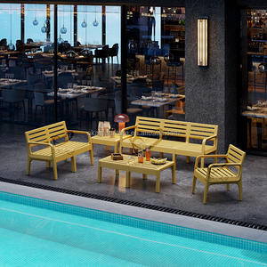 Ensemble <span class=keywords><strong>de</strong></span> chaises <span class=keywords><strong>de</strong></span> jardin, <span class=keywords><strong>de</strong></span> plage et <span class=keywords><strong>de</strong></span> salle à manger en plastique PP solide, légères, robustes, imperméables et résistantes à l'humidité - Product Image 2