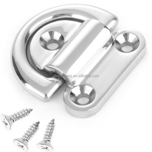 <span class=keywords><strong>Accessoires</strong></span> de <span class=keywords><strong>bateau</strong></span> boucle en D 316 acier inoxydable Marine D anneau taquet point d'ancrage anneau d'arrimage pliant Pad oeil pour <span class=keywords><strong>bateau</strong></span> - Product Image 1