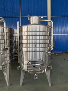 Tanque de Fermentación de Vino Blanco y Sidra de Acero Inoxidable de 1000L con Camisa de Enfriamiento para Bodega y Producción de Bebidas - Product Image 3