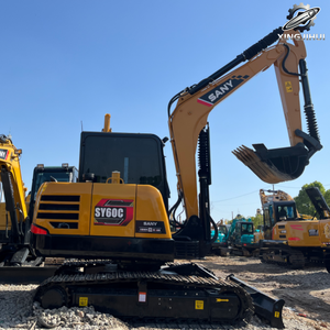 Used Sany60 MiniCrawler Excavator 6Ton 0.25m³<b>Bucket</b> Original Chinese Brand <b>Small</b> Construction Excavator Low Hours Good Condition - Product Image 3