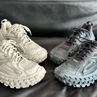 Nouvelles Chaussures Unisexe à Plateforme Style Tank, Baskets de Marche Grande Taille Antidérapantes à Semelle Crantée en Caoutchouc