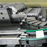 Four tunnel électrique neuf en acier inoxydable LINKON avec chargeur-déchargeur automatique pour boulangerie, idéal pour la pâte à pain, les moules à pain, la farine de blé - Garantie 1 an