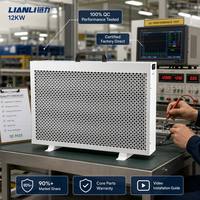 Radiateur de refroidissement à eau 12KW, refroidisseur liquide industriel, double affichage numérique, contrôle de température, personnalisable OEM pour l'informatique haute performance