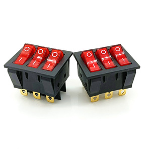 สวิตช์โยกสามขาสำหรับเครื่องใช้ไฟฟ้าในบ้านสวิตช์ไฟสองตำแหน่ง KCD5 250VAC ไฟแดงกำลังสูง IP20 20A - Product Image 5