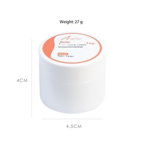 Gel de construction pour ongles 21 couleurs, solide, non collant, sans papier, pour modelage manuel, longue durée, construction rapide, adhésif en bouteille - Product Image 6
