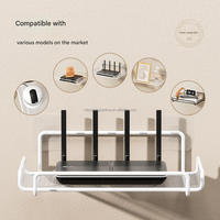 Support mural pour console de jeu, décodeur TV, routeur WiFi, étagère de rangement
