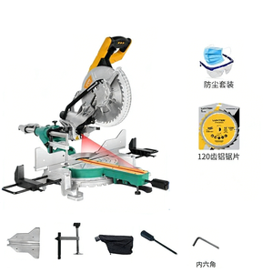 Scie à onglet coulissante double biseau <span class=keywords><strong>LUXTER</strong></span>, nouvelle arrivée, avec laser, moteur 1,8 kW et garantie de 2 ans - Product Image 3