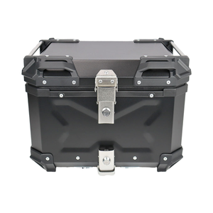 กล่องท้ายรถจักรยานยนต์สำหรับ BMW <span class=keywords><strong>R1200GSa</strong></span> 45L อะลูมิเนียมอัลลอยด์กันน้ำสีดำสีเงินดีไซน์แฟชั่นอเนกประสงค์ - Product Image 1