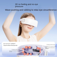 Masque oculaire intelligent à vapeur pour la relaxation, masseur oculaire chauffant avec contrôle de la minuterie, batterie 2500 mAh, musique Bluetooth - Cadeau de vacances pour garçons et filles