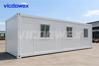 VICDOWEX Bâtiment modulaire préfabriqué en conteneurs à plat avec un design contemporain pour le camp de chantier