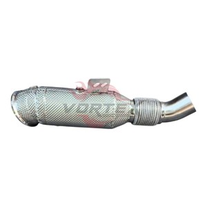 Tubo de Escape de Alto Flujo Vortex de Acero Inoxidable 304 con Catalizador y Protector Térmico para B58 3.0T M340i M240i G20 G42 2019-2025 - Product Image 4