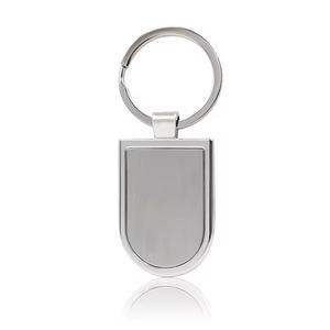 Custom Logo Blank Aluminum Key <b>Holder</b> Stainless Steel Metal Keyring Promotional OEM Customized QR Code Keychain - Product Image 6