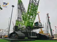 Grue de levage lourd ZOOMLION ZCC11800 147m pour l'installation de parcs éoliens et la configuration de centrales éoliennes