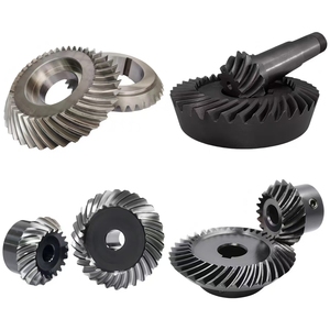 Engranaje de acero inoxidable y aluminio, métrico, para eje estriado de dirección, piñón, engranaje de corte, forjado, recto, espiral, cónico, sin fin, recto cilíndrico, helicoidal - Product Image 1