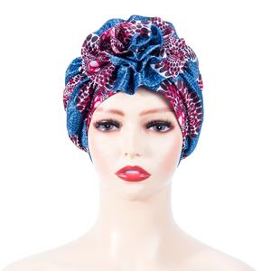 Vendita calda turbante africano per le donne Kente Ankra nodo Pre-legato berretto berretto copricapo - Product Image 2