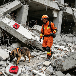 Moniteur portable de tremblements de terre avec alarme d'inclinaison en temps réel pour les équipes de secours - Product Image 4