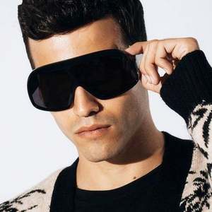 Nouveauté 2025 – Lunettes de soleil oversize unisexe style punk à grande monture, protection UV400 - Product Image 3