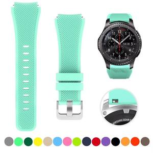 <span class=keywords><strong>Bracelet</strong></span> en silicone pour Samsung Galaxy <span class=keywords><strong>Watch</strong></span> 3 46mm Gear S3 Frontier Amazfit Bip/Active <span class=keywords><strong>Bracelet</strong></span> 20/22mm <span class=keywords><strong>Huawei</strong></span> <span class=keywords><strong>Watch</strong></span> <span class=keywords><strong>Gt</strong></span> <span class=keywords><strong>2</strong></span>/2e <span class=keywords><strong>42mm</strong></span> - Product Image 3