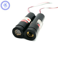 Module de diode laser réglable 12V 650nm 100mW, ligne rouge