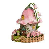 Nouvelle Sculpture en Résine Maison de Fleurs Créative 2026, Art de Sculpture 3D Réaliste, Décoration d'Intérieur, Cadeau d'Affaires, Personnalisation XiBiao