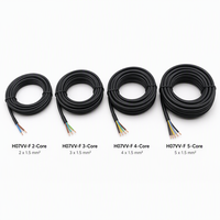 Kabel Daya Fleksibel Tembaga Berisolasi PVC H07VV-F 450/750V, Kawat Multi-Core untuk Konstruksi Industri Bersertifikasi CE