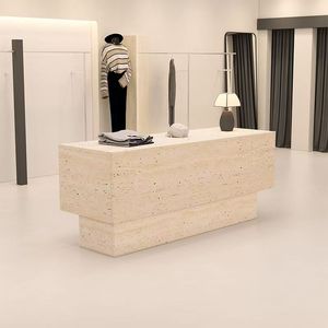 Office Furniture Desk Tables Set Oficina Scrivania Rezeption Modern Front Desk <b>Reception</b> Desk Beauty Salon - Product Image 5