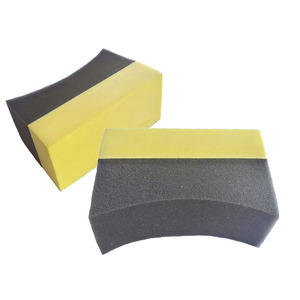 Hình Chữ U Xe Công Cụ Làm Sạch Nội Thất Chi Tiết Miếng Bọt Biển Bọt <span class=keywords><strong>Applicator</strong></span> Pad Bánh Xe Waxing Công Cụ Đánh Bóng Với Phụ Kiện Xe Hơi - Product Image 5
