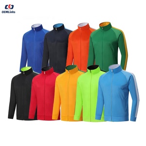 Custom Voetbal Zip Trainingspak Jack Sport Training Trainingspak Hot Sale Snelle Droge Heren Set Voetbaljas - Product Image 1