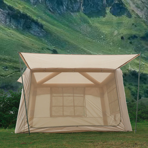 Carpa Inflable Impermeable BOTEEN para las Cuatro Estaciones, 420d Oxford, para 2-4 Personas, con Bomba de Aire, Fácil de Instalar, Antimoho, Antibacteriana, para <span class=keywords><strong>Camping</strong></span> - Product Image 4