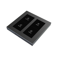 Interrupteur mural intelligent à bouton-poussoir GTD 22MBS KNX 20-30V, norme britannique, 4 boutons, pour hôtel/maison/bureau