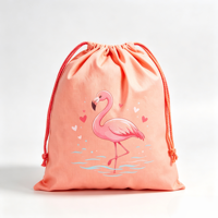 Sac à cordon personnalisé motif lion mignon et herbe soleil, écologique, anti-poussière, pour cadeaux et activités scolaires