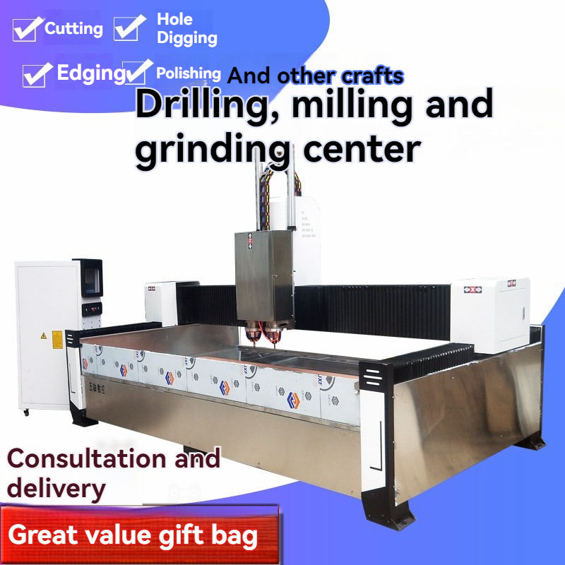 Full Automatic CNC Glass Cutting Table Machine Smart Dual-Head for Making Glass Products with Core Components PLC Engine Motor