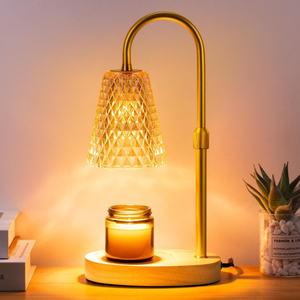 Nuova Lampada Scaldacandele in Vetro Elettrica con Timer, Lanterna Scaldacera <span class=keywords><strong>per</strong></span> Candele, Altezza Regolabile, <span class=keywords><strong>Luce</strong></span> Dimmerabile - Product Image 1