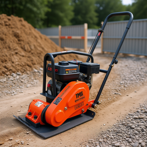 Compacteur à plaques industriel Tmg, 2380 lb, moteur à essence 6,5 ch, profondeur de compactage de 8 pouces, vibrant, pour la construction - Product Image 2