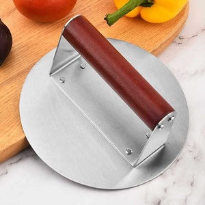 Presse à viande en acier inoxydable, <span class=keywords><strong>moule</strong></span> à crêpes, presse à hamburgers ronde et carrée, presse à hamburgers - Product Image 5