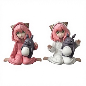 Figura de Anime Japonés, Linda Chica Anime, <span class=keywords><strong>Spy</strong></span> Family, Anya Forger, Totoro, Juguete de PVC, Figura de Anime Versión Q - Product Image 2