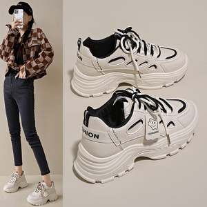 Zapatos Deportivos Casuales para Mujer, Aumentan la Estatura, Nuevo Estilo, Cómodos, Antideslizantes, Estilo para Caminar, Venta al Por Mayor - Product Image 5