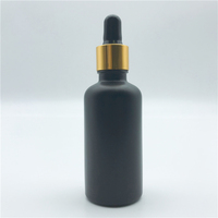 Flacon compte-gouttes mat personnalisé avec logo pour sérum et soins de la peau, avec pipette en verre, 30 ml (1 oz), pour sérum et collyre