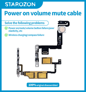 كابل مرن لأيفون 6 7 8Plus 6SPlus جميع الملحقات أجزاء موصل كتم الصوت - Product Image 4